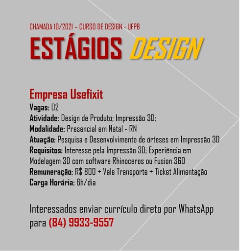 Estágio - Empresa Usefixit