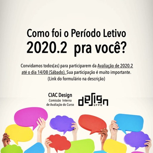 Avaliação do Período 2020.2